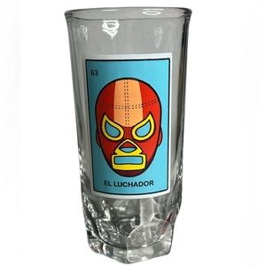 El luchador drinking glass #63